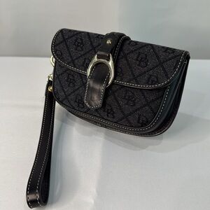 ** SALE** Dooney & Bourke Canvas and Leather Signature Monogram Wallet